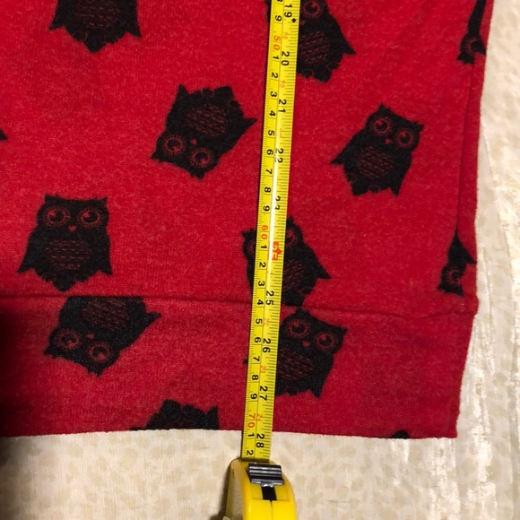 Red sweater with black owls 🦉 - Picture 8 of 9